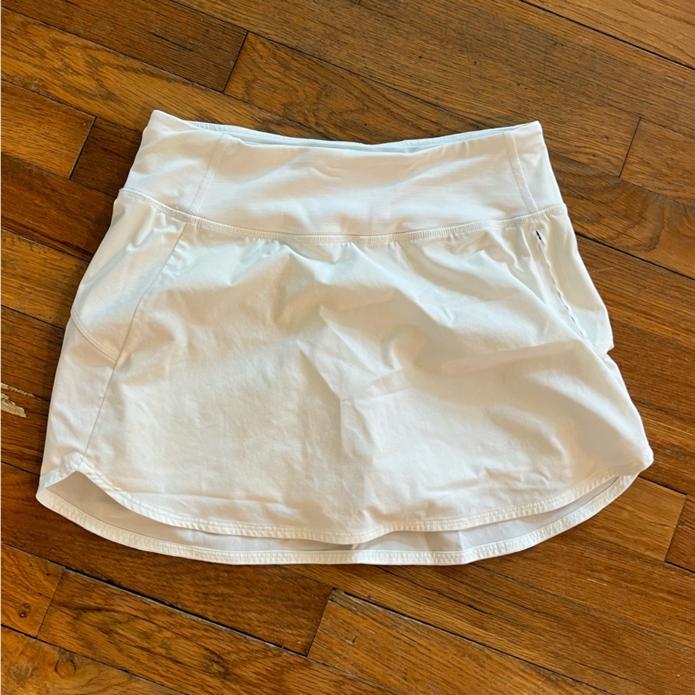 White “Outdoor Voices” skirt